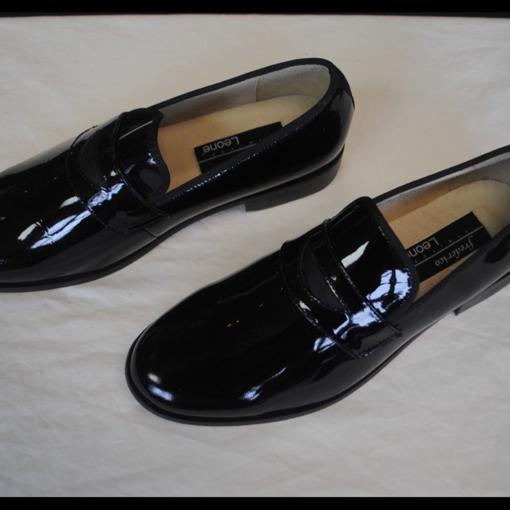 Frederico Leone Sienna Slip on Tuxedo Shoes 10.5 M